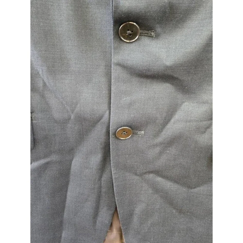 Calvin Klein Slim Fit Wool Blend Stretch Suit Separate Jacket Men's 44L Green